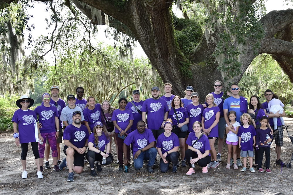 PurpleStride Wage Hope with Hollings team photo