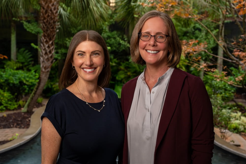 Dr. Alana Rojewski (left) and Dr. Katherine Sterba (right)