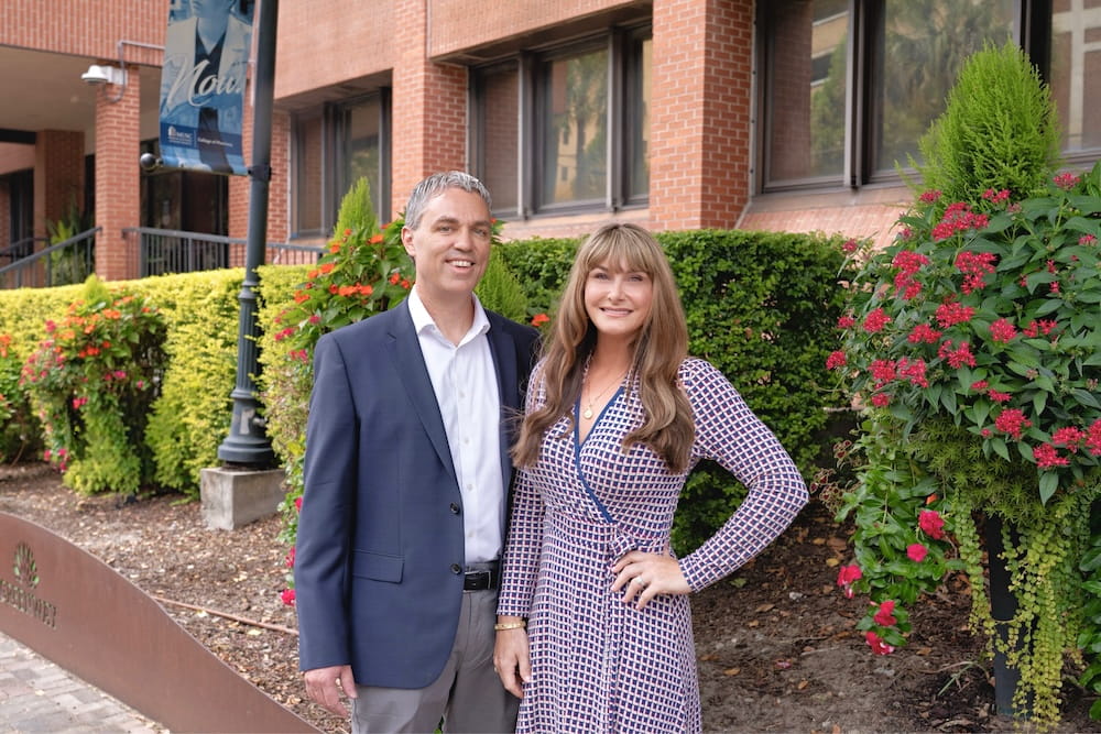 Dr.Kenneth Ruggiero (left) and Dr. Carla Kmett Danielson (right). Danielson directs the new BRIGHT Center and Ruggiero is co-director. Dr. Danielson directs the new BRIGHT Center and Dr. Ruggiero is co-director.